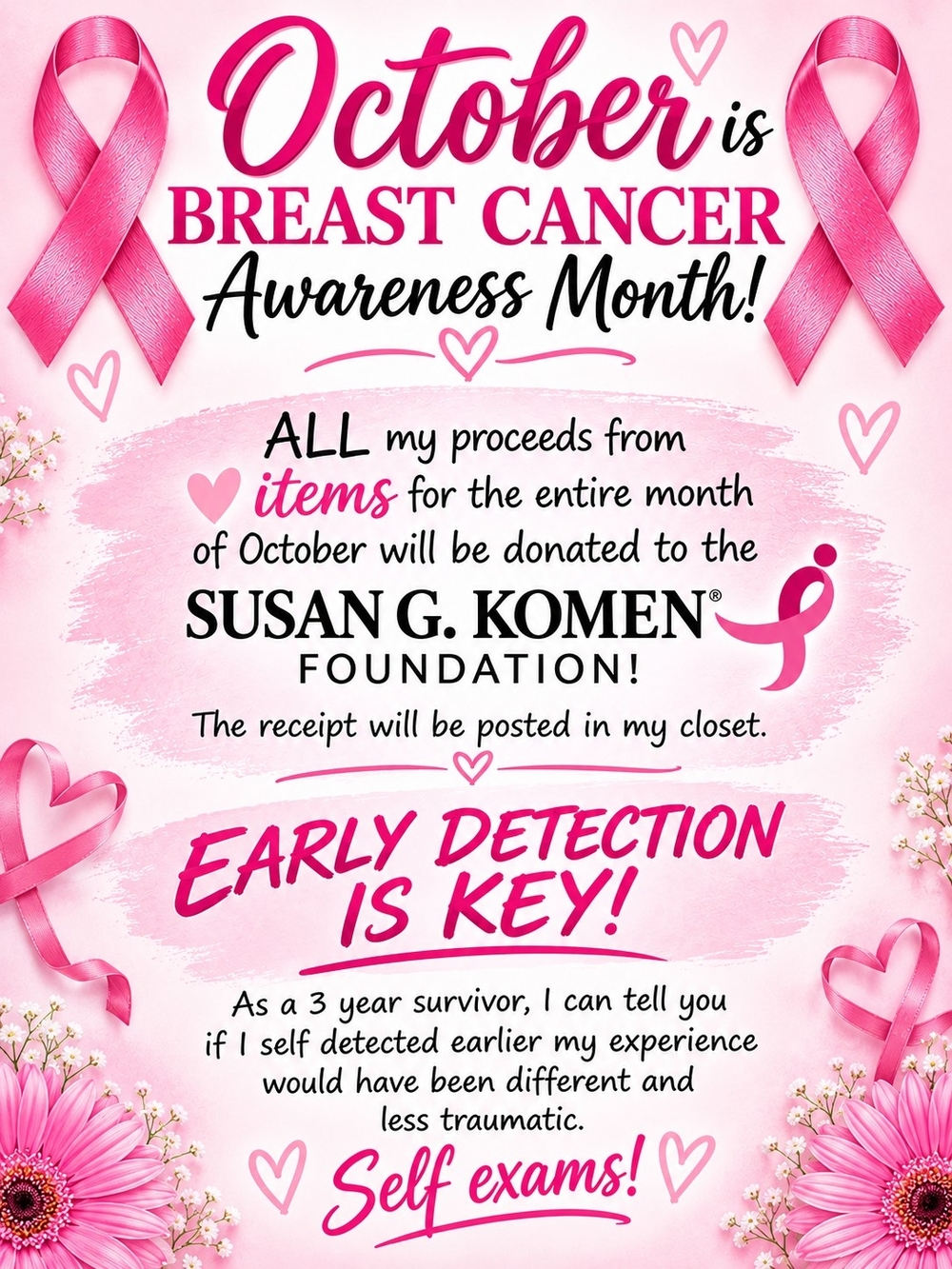 🩷Breast Cancer Awareness Kit & Buyers Appreciation, NWT - Picture 4 of 9
